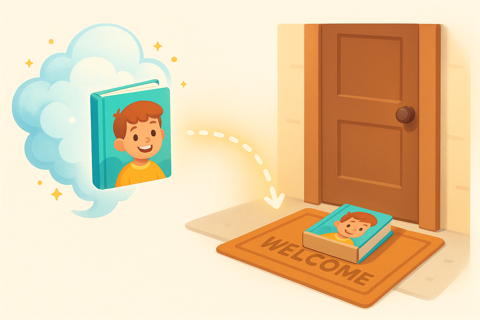 We’ll create, print and deliver the book right to you