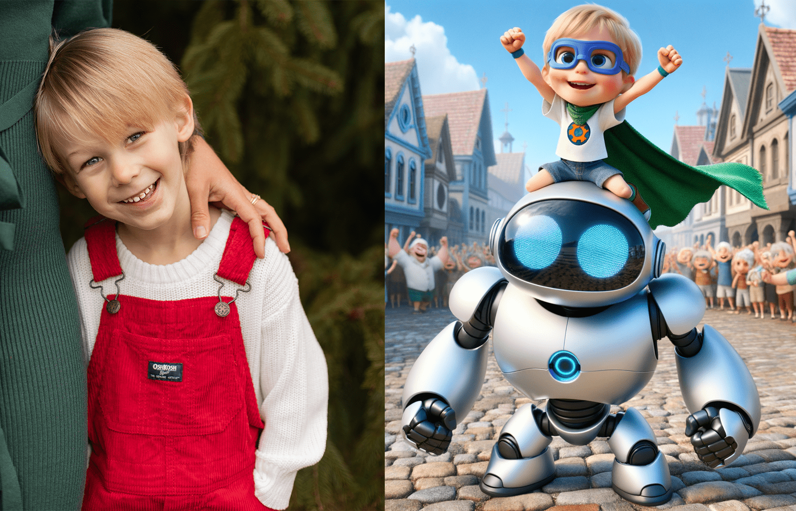 your child as the hero